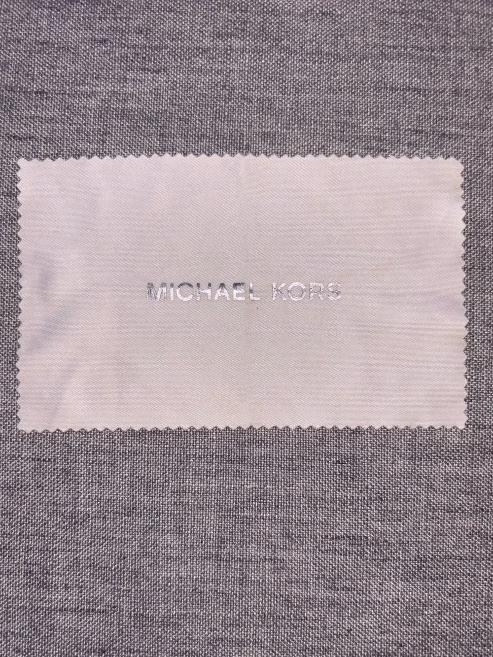 Michael Kors Cream Textured Glasses Case + NEW Cleaning Cloth